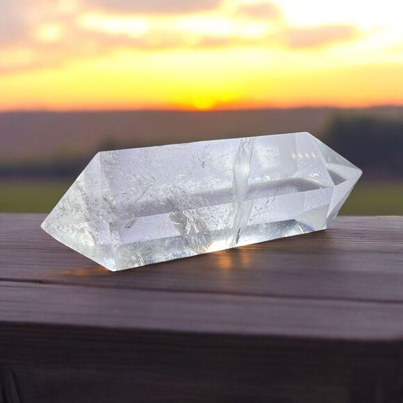 Clear Quartz Crystal Double Terminated (10) - Picture 1 of 14
